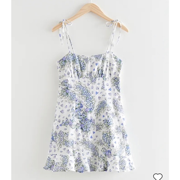 & Other Stories Ruffled Strappy Mini Dress - 6 - Picture 3 of 4